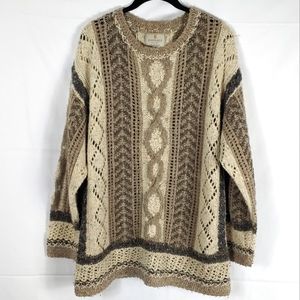 Express Tricot Angora Hand-Knitted Sweater